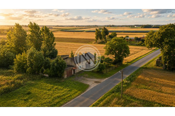 włocławski, Chodecz, Dom z dużą działką 3500 m&sup2; | Cetty k. Chodcza